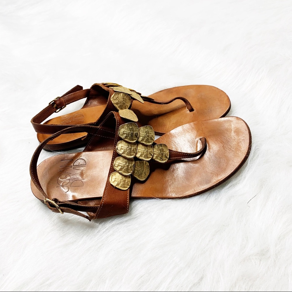 JOAN & DAVID Handmade Italian Leather Boho Sandals - Picture 5 of 8